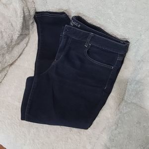 American Eagle Dark Wash Jegging 18 Short, GUC